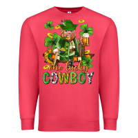 Cardinal One lucky cowboy with st. patricks elf Premium Sweatshirt - Neo Western