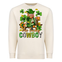 Sandshell One lucky cowboy with st. patricks elf Premium Sweatshirt - Neo Western