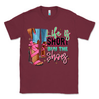Burgundy Afro heels Classic Tee - RanaPortraitStore