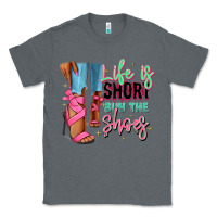 Charcoal Heather Afro heels Classic Tee - RanaPortraitStore