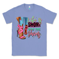 Colony Blue Afro heels Classic Tee - RanaPortraitStore