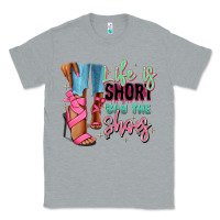Heather Grey Afro heels Classic Tee - RanaPortraitStore