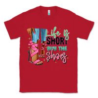 Red Afro heels Classic Tee - RanaPortraitStore
