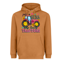 Meerkat just a girl who loves tractors Heavyweight Hoodie - Zillion Design Studio