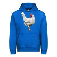 Cobalt leghorn chicken Urban Hoodie - LillyAllenDesigns