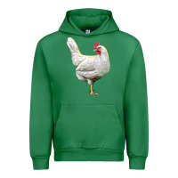 Emerald leghorn chicken Urban Hoodie - LillyAllenDesigns