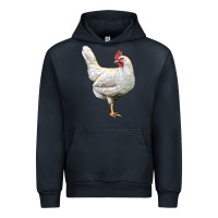 Navy leghorn chicken Urban Hoodie - LillyAllenDesigns