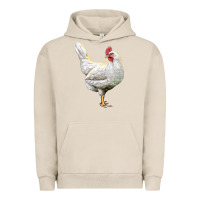 Pigment French Oak leghorn chicken Urban Hoodie - LillyAllenDesigns