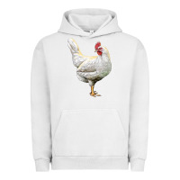 Pigment Lunar Rock leghorn chicken Urban Hoodie - LillyAllenDesigns