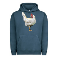 Pigment Midnight Navy leghorn chicken Urban Hoodie - LillyAllenDesigns