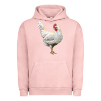 Pigment Salmon leghorn chicken Urban Hoodie - LillyAllenDesigns