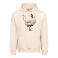 Sandshell leghorn chicken Urban Hoodie - LillyAllenDesigns