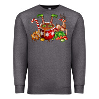 Charcoal Heather chocolate elf Premium Sweatshirt - FaDigitalArtStudio