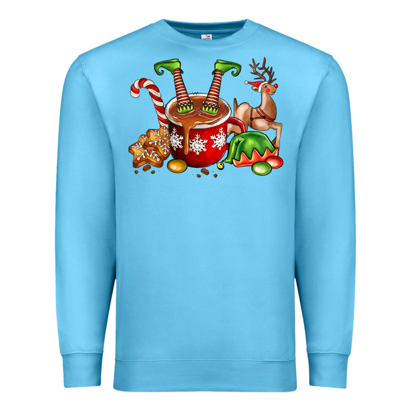 Chocolate Elf Premium Sweatshirt by FaDigitalArtStudio | Teevron