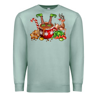 Seafoam chocolate elf Premium Sweatshirt - FaDigitalArtStudio