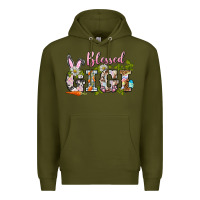 Army Green blessed gigi easter Premium Hoodie - BarkalooDesign