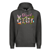 Charcoal Heather blessed gigi easter Premium Hoodie - BarkalooDesign