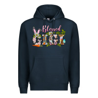 Navy blessed gigi easter Premium Hoodie - BarkalooDesign