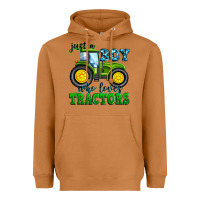 Meerkat just a boy who loves tractors Heavyweight Hoodie - Zillion Design Studio