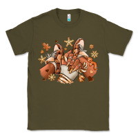 Army Green Melanin Christmas black girl sneakers Classic Tee - RanaPortraitStore