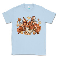 Dusty Blue Melanin Christmas black girl sneakers Classic Tee - RanaPortraitStore