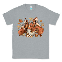 Heather Grey Melanin Christmas black girl sneakers Classic Tee - RanaPortraitStore