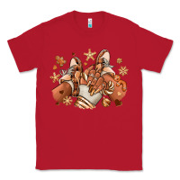 Red Melanin Christmas black girl sneakers Classic Tee - RanaPortraitStore