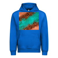 Cobalt leather turquoise glitter tumbler Urban Hoodie - Jasminsmagicworld
