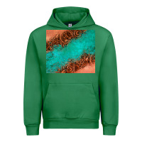 Emerald leather turquoise glitter tumbler Urban Hoodie - Jasminsmagicworld