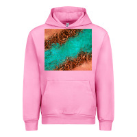 Fuchsia Pink leather turquoise glitter tumbler Urban Hoodie - Jasminsmagicworld