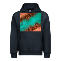 Navy leather turquoise glitter tumbler Urban Hoodie - Jasminsmagicworld