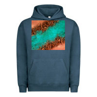 Pigment Midnight Navy leather turquoise glitter tumbler Urban Hoodie - Jasminsmagicworld