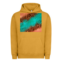 Pigment Peanut Butter leather turquoise glitter tumbler Urban Hoodie - Jasminsmagicworld