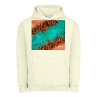 Pigment Pistachio leather turquoise glitter tumbler Urban Hoodie - Jasminsmagicworld