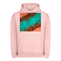 Pigment Salmon leather turquoise glitter tumbler Urban Hoodie - Jasminsmagicworld