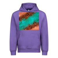 Tulip leather turquoise glitter tumbler Urban Hoodie - Jasminsmagicworld