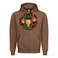 Chestnut Xmas Lantern Christmas Zipper Hoodie - RanaPortraitStore