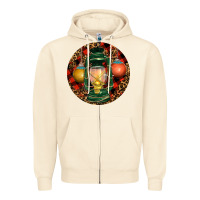 Sandshell Xmas Lantern Christmas Zipper Hoodie - RanaPortraitStore