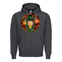 Smoke Xmas Lantern Christmas Zipper Hoodie - RanaPortraitStore