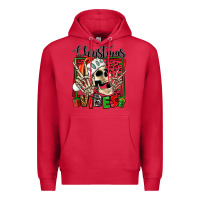 Cardinal christmas vibes skeleton Premium Hoodie - Jasminsmagicworld