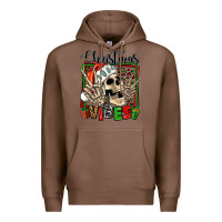 Chestnut christmas vibes skeleton Premium Hoodie - Jasminsmagicworld