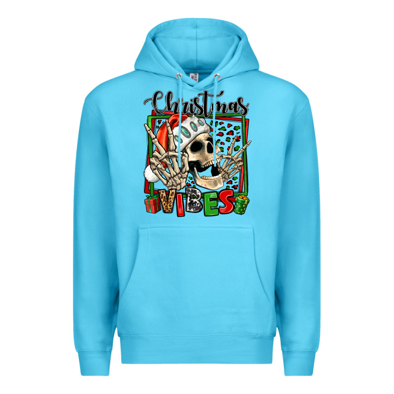 Christmas Vibes Skeleton Premium Hoodie by Jasminsmagicworld | Teevron