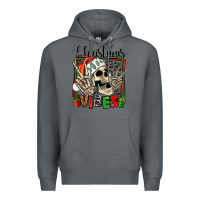 Rock christmas vibes skeleton Premium Hoodie - Jasminsmagicworld