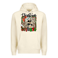 Sandshell christmas vibes skeleton Premium Hoodie - Jasminsmagicworld