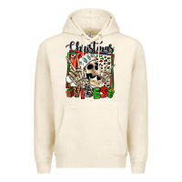 Tofu christmas vibes skeleton Premium Hoodie - Jasminsmagicworld