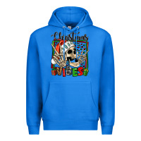 True Royal christmas vibes skeleton Premium Hoodie - Jasminsmagicworld