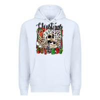 White christmas vibes skeleton Premium Hoodie - Jasminsmagicworld