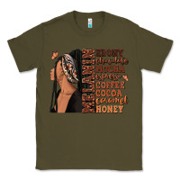 Army Green Melanin many shades of brown afro woman Classic Tee - RanaPortraitStore
