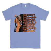 Colony Blue Melanin many shades of brown afro woman Classic Tee - RanaPortraitStore