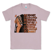 Lilac Melanin many shades of brown afro woman Classic Tee - RanaPortraitStore